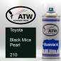 Preview: Toyota, Black Mica Pearl, 210: 400ml Sprühdose, von ATW Autoteile West.